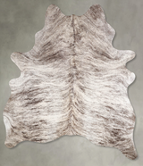 Light Brindle Large Brazilian Cowhide Rug 6'11"H x 5'3"W #A56014 by Hudson Hides