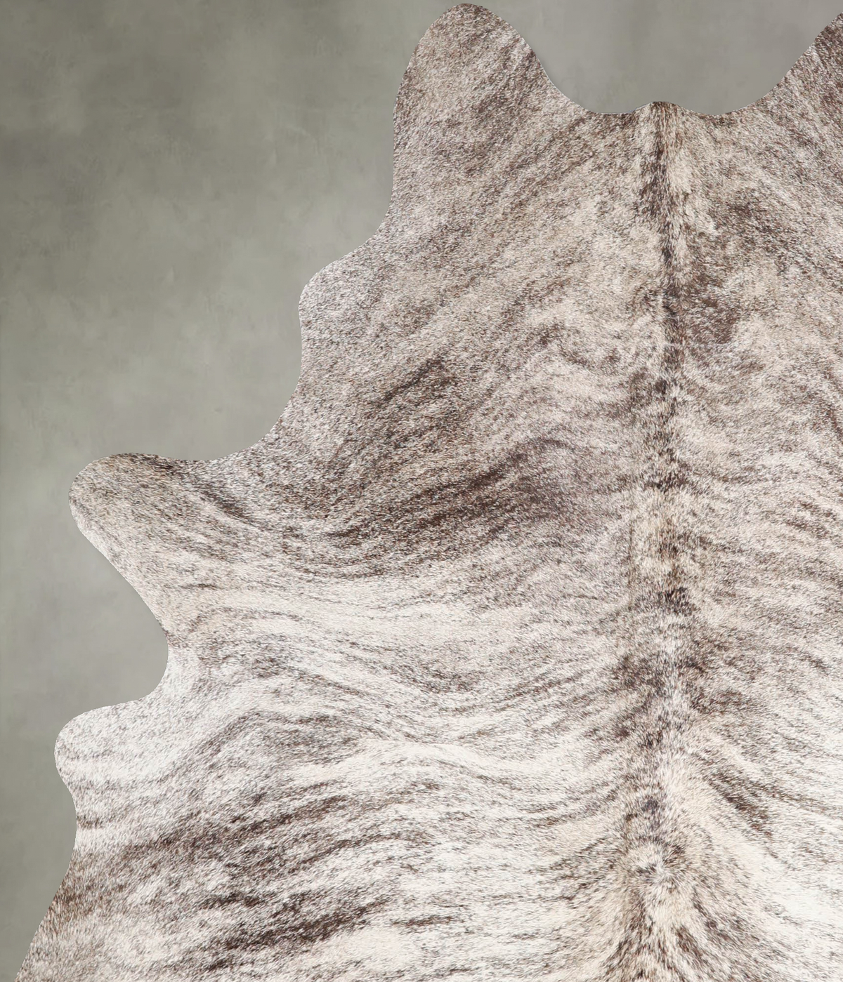 Light Brindle Large Brazilian Cowhide Rug 6'11"H x 5'3"W #A56014 by Hudson Hides