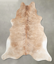 Light Brindle X-Large Brazilian Cowhide Rug 6'7"H x 6'7"W #A56017 by Hudson Hides