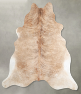 Light Brindle X-Large Brazilian Cowhide Rug 6'7"H x 6'7"W #A56017 by Hudson Hides