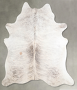 Grey Brindle X-Large Brazilian Cowhide Rug 6'9"H x 6'2"W #A56018 by Hudson Hides