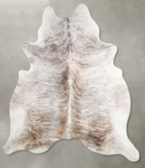 Light Brindle XX-Large Brazilian Cowhide Rug 7'5"H x 6'11"W #A56019 by Hudson Hides
