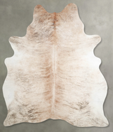 Light Brindle X-Large Brazilian Cowhide Rug 7'5"H x 6'2"W #A56024 by Hudson Hides