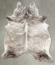 Light Brindle X-Large Brazilian Cowhide Rug 7'3"H x 6'4"W #A56026 by Hudson Hides