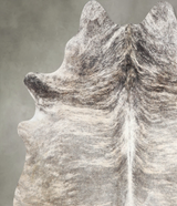 Light Brindle X-Large Brazilian Cowhide Rug 7'3"H x 6'4"W #A56026 by Hudson Hides