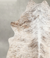 Light Brindle X-Large Brazilian Cowhide Rug 7'3"H x 6'6"W #A56027 by Hudson Hides