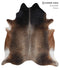 Grey with Beige XX-Large Brazilian Cowhide Rug 8'3