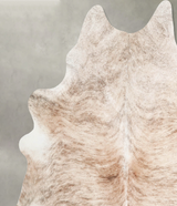 Light Brindle X-Large Brazilian Cowhide Rug 7'2"H x 6'9"W #A56030 by Hudson Hides