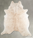 Light Brindle XX-Large Brazilian Cowhide Rug 8'3"H x 7'7"W #A56032 by Hudson Hides