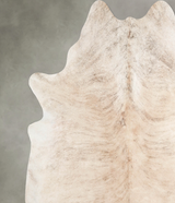 Light Brindle XX-Large Brazilian Cowhide Rug 8'3"H x 7'7"W #A56032 by Hudson Hides