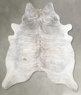Light Brindle XX-Large Brazilian Cowhide Rug 8'3"H x 7'4"W #A56034 by Hudson Hides