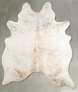 Light Brindle XX-Large Brazilian Cowhide Rug 7'9"H x 6'11"W #A56035 by Hudson Hides