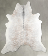 Light Brindle XX-Large Brazilian Cowhide Rug 7'5"H x 7'3"W #A56036 by Hudson Hides