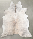 Light Brindle X-Large Brazilian Cowhide Rug 7'4"H x 6'8"W #A56037 by Hudson Hides