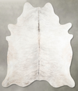 Grey Brindle XX-Large Brazilian Cowhide Rug 7'10"H x 7'0"W #A56039 by Hudson Hides