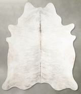 Grey Brindle XX-Large Brazilian Cowhide Rug 7'10"H x 7'0"W #A56039 by Hudson Hides
