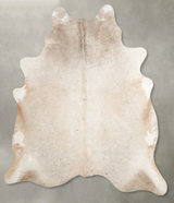 Champagne X-Large Brazilian Cowhide Rug 6'8"H x 6'0"W #A56041 by Hudson Hides