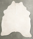 Champagne Large Brazilian Cowhide Rug 6'5"H x 5'2"W #A56042 by Hudson Hides