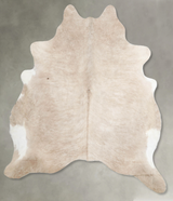 Champagne X-Large Brazilian Cowhide Rug 6'11"H x 6'4"W #A56043 by Hudson Hides