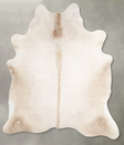 Champagne Large Brazilian Cowhide Rug 6'2"H x 5'9"W #A56044 by Hudson Hides