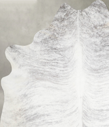 Grey Brindle X-Large Brazilian Cowhide Rug 7'1"H x 6'1"W #A56046 by Hudson Hides