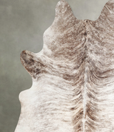 Light Brindle X-Large Brazilian Cowhide Rug 7'3"H x 6'8"W #A56048 by Hudson Hides