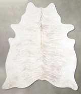 Grey Brindle XX-Large Brazilian Cowhide Rug 7'7"H x 6'9"W #A56049 by Hudson Hides