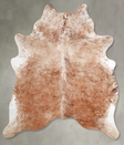 Light Brindle Large Brazilian Cowhide Rug 6'3"H x 6'0"W #A56050 by Hudson Hides