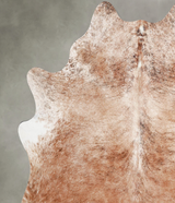 Light Brindle Large Brazilian Cowhide Rug 6'3"H x 6'0"W #A56050 by Hudson Hides