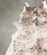 Light Brindle X-Large Brazilian Cowhide Rug 6'8"H x 6'8"W #A56052 by Hudson Hides