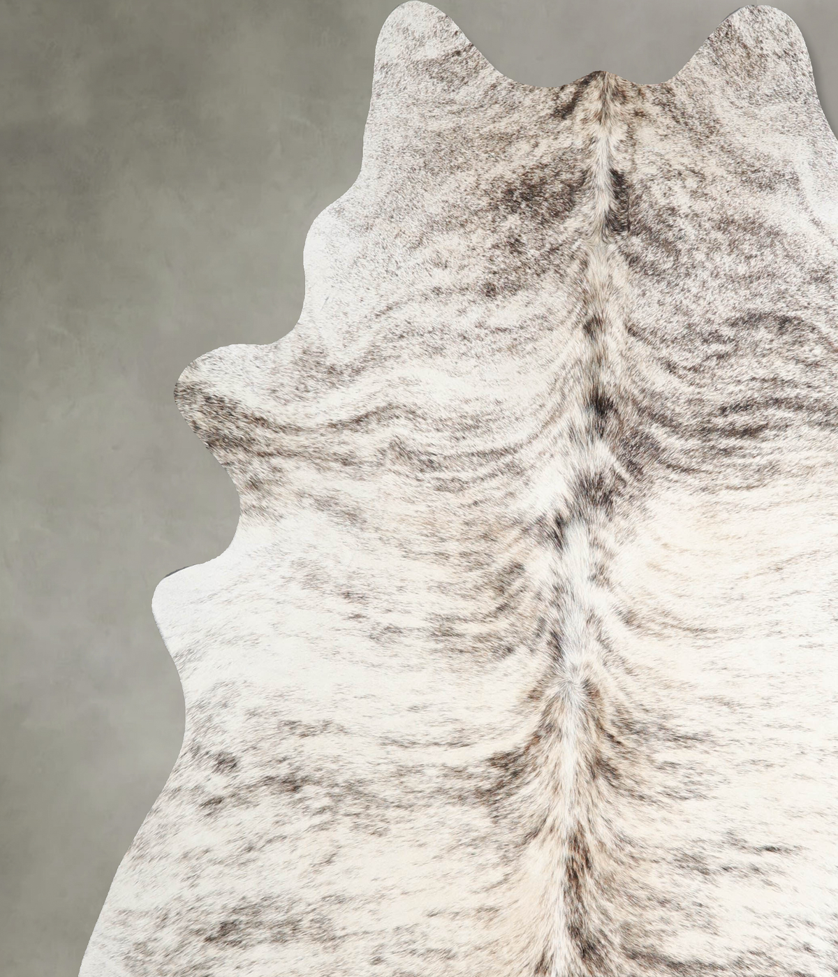 Light Brindle X-Large Brazilian Cowhide Rug 7'6"H x 6'5"W #A56053 by Hudson Hides