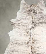 Light Brindle X-Large Brazilian Cowhide Rug 7'6"H x 6'5"W #A56053 by Hudson Hides