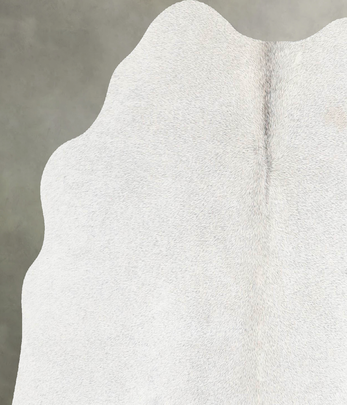 Light Grey Medium Brazilian Cowhide Rug 4'0"H x 3'10"W #A56058 by Hudson Hides