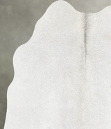Light Grey Medium Brazilian Cowhide Rug 4'0"H x 3'10"W #A56058 by Hudson Hides