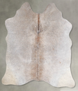 Grey with Beige Medium Brazilian Cowhide Rug 4'9"H x 4'7"W #A56059 by Hudson Hides