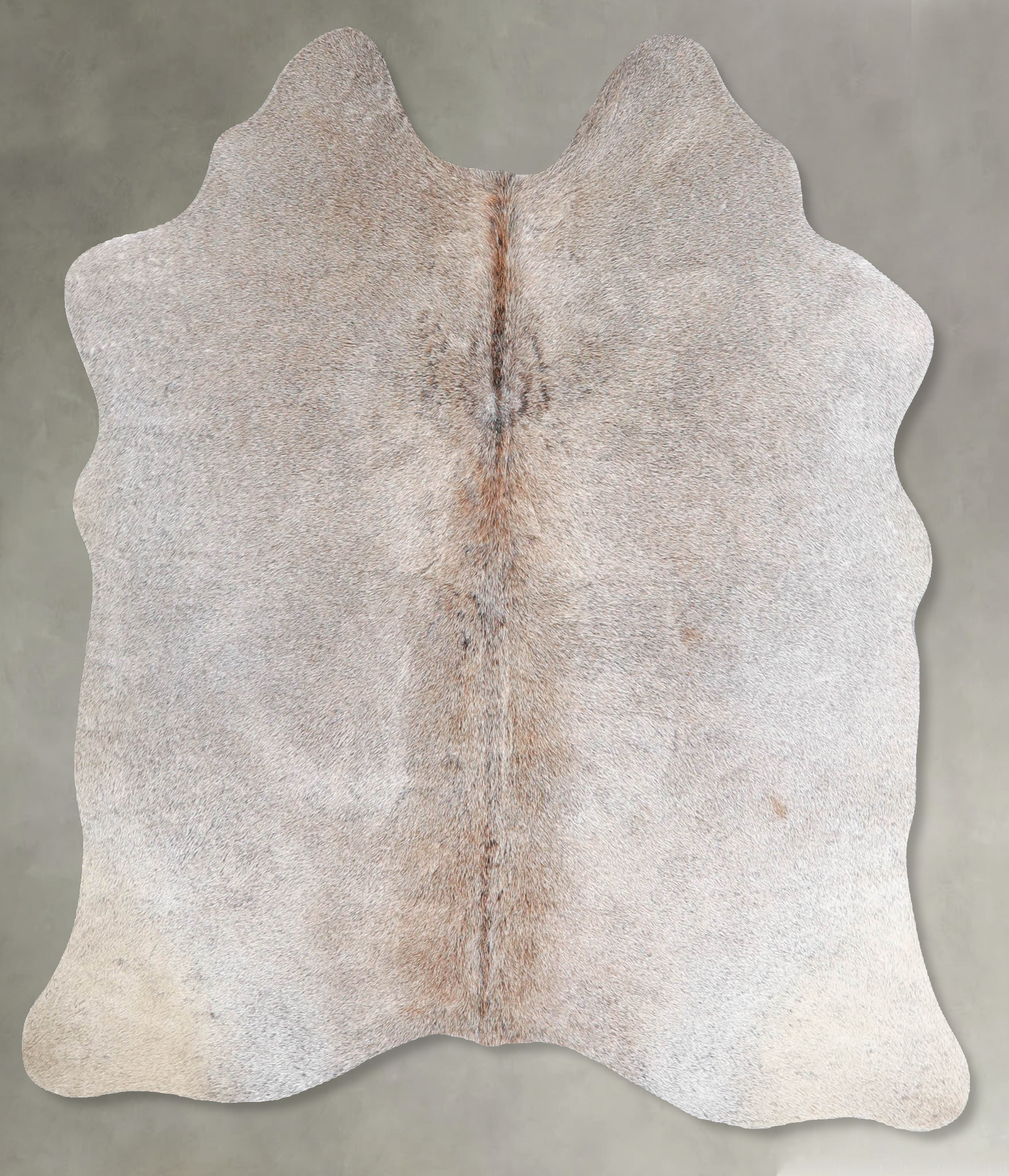 Grey with Beige Cowhide Rug #A56059