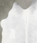 Light Grey Medium Brazilian Cowhide Rug 4'6"H x 4'9"W #A56060 by Hudson Hides