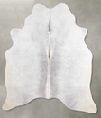 Light Grey Medium Brazilian Cowhide Rug 5'6"H x 4'7"W #A56065 by Hudson Hides