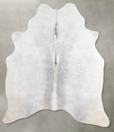 Light Grey Medium Brazilian Cowhide Rug 5'6"H x 4'7"W #A56065 by Hudson Hides