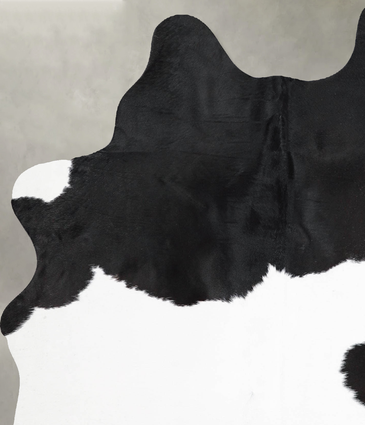 Black and White Medium Brazilian Cowhide Rug 5'5"H x 4'5"W #A56066 by Hudson Hides