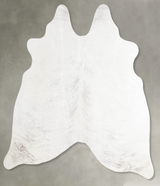 Light Grey Medium Brazilian Cowhide Rug 5'1"H x 5'4"W #A56070 by Hudson Hides