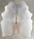 Grey with Beige Medium Brazilian Cowhide Rug 5'3"H x 4'5"W #A56071 by Hudson Hides