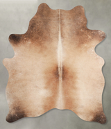 Light Caramel Medium Brazilian Cowhide Rug 5'8"H x 4'3"W #A56072 by Hudson Hides