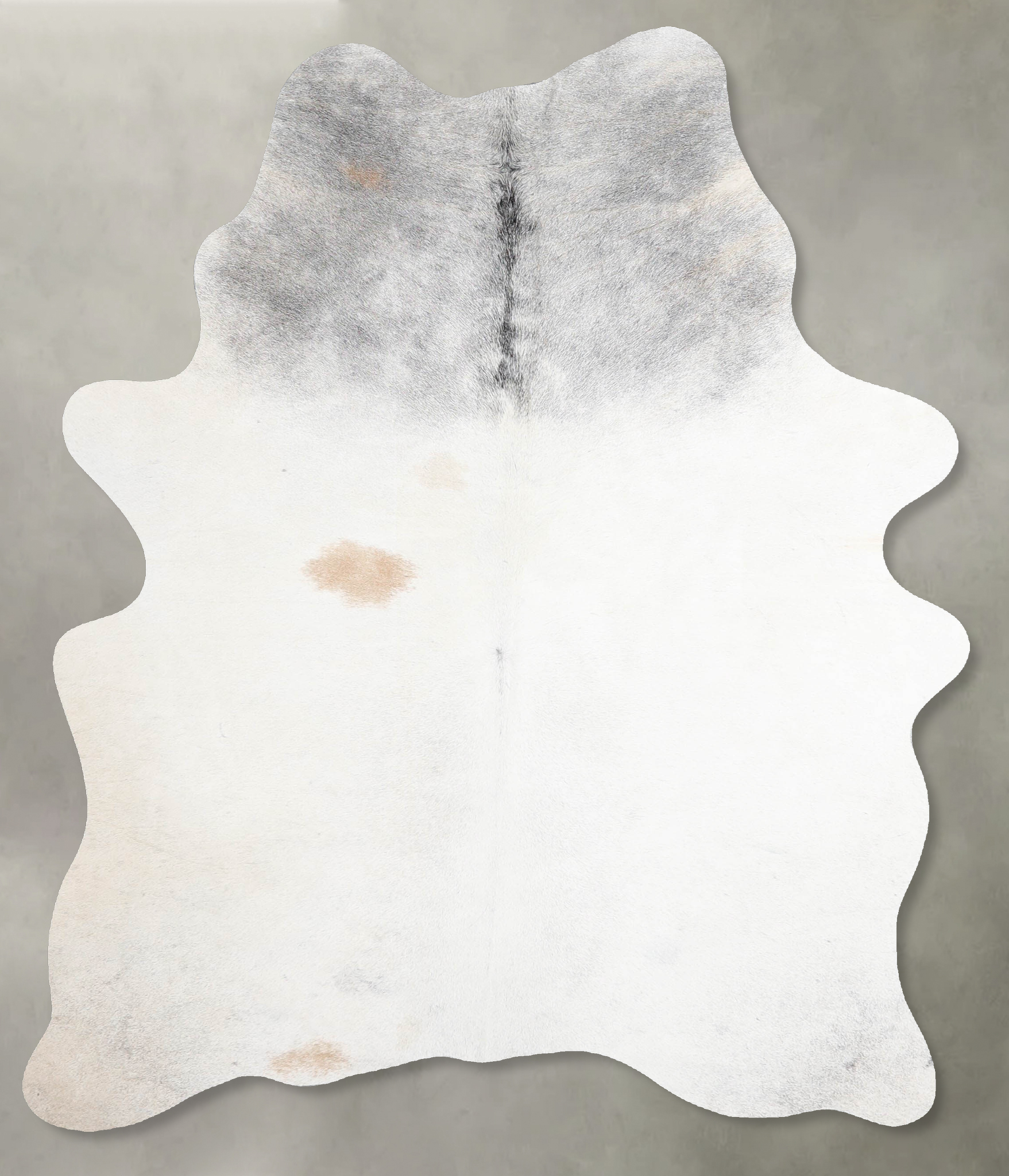 Grey with Beige Cowhide Rug #A56073