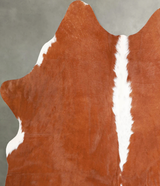 Hereford Medium Brazilian Cowhide Rug 5'4"H x 5'2"W #A56079 by Hudson Hides