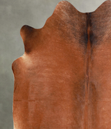 Warm Caramel Large Brazilian Cowhide Rug 6'3"H x 6'1"W #A56082 by Hudson Hides