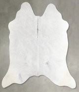 Light Grey Medium Brazilian Cowhide Rug 4'10"H x 5'7"W #A56084 by Hudson Hides