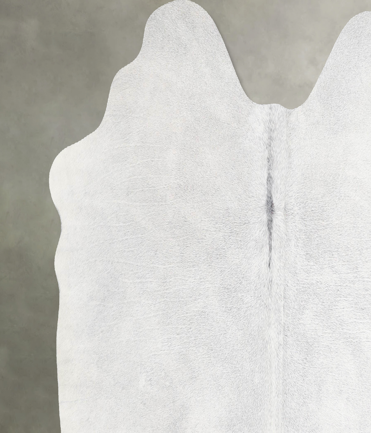 Light Grey Medium Brazilian Cowhide Rug 4'10"H x 5'7"W #A56084 by Hudson Hides