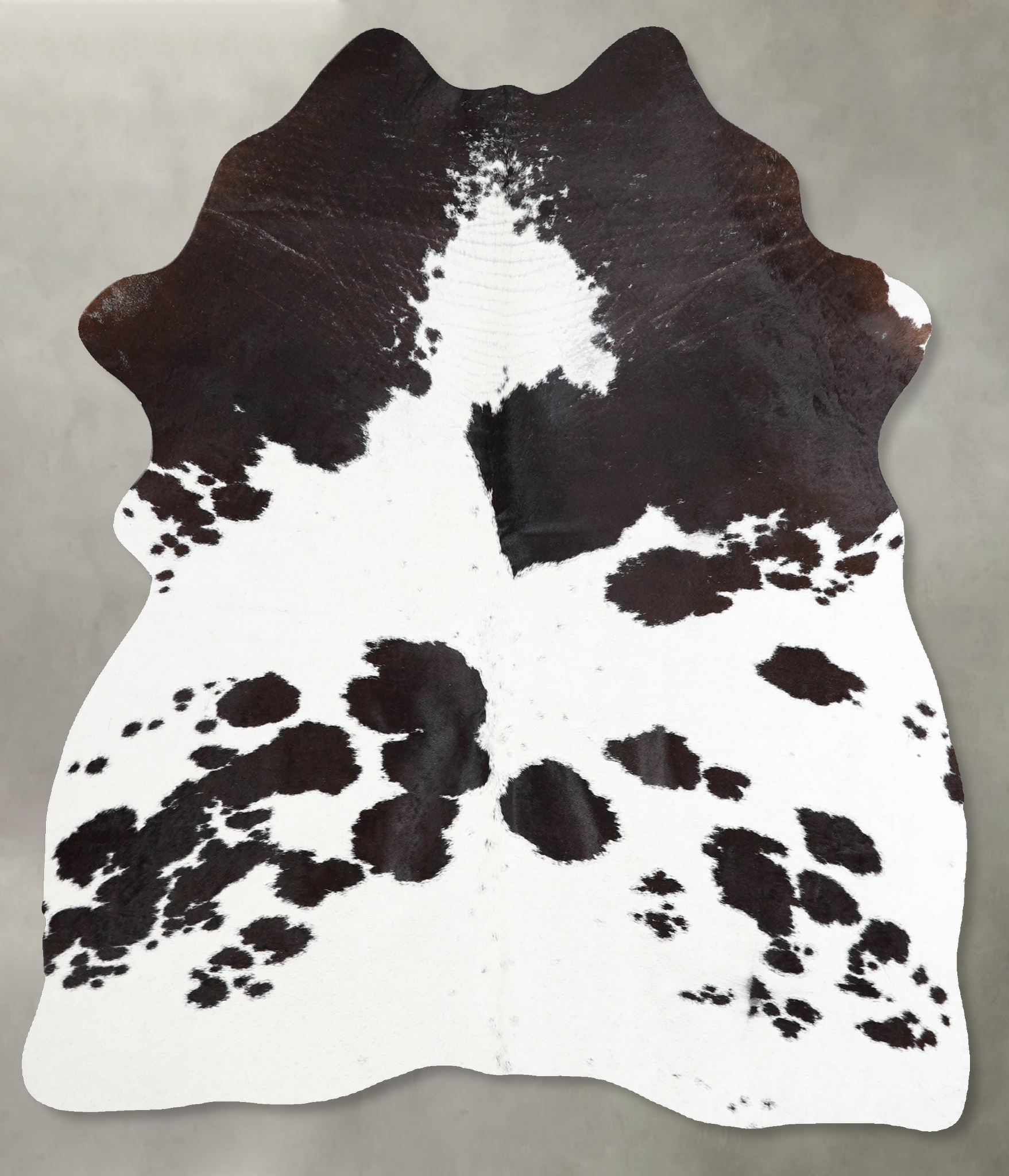 Chocolate and White Cowhide Rug #A56085