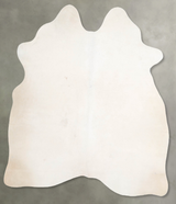 Light Grey Medium Brazilian Cowhide Rug 5'4"H x 4'8"W #A56086 by Hudson Hides